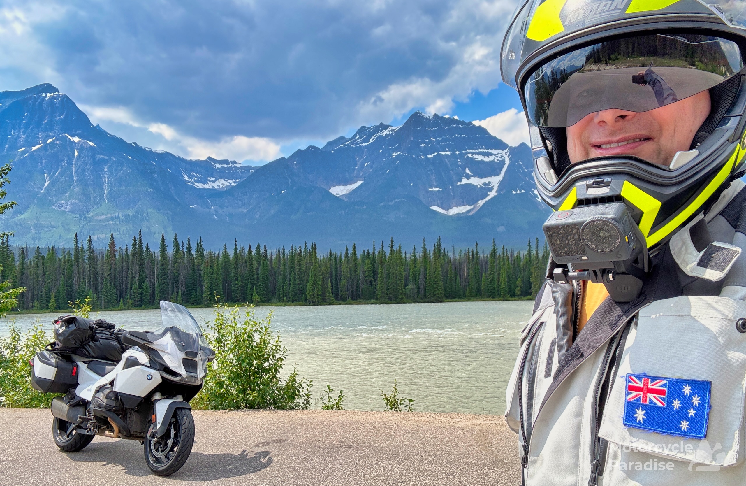 My Canada ride report now on the blog 🇨🇦 #motorcycletouring #motorcycletravel #motorcycleadventure #canadatravel #icefieldsparkway