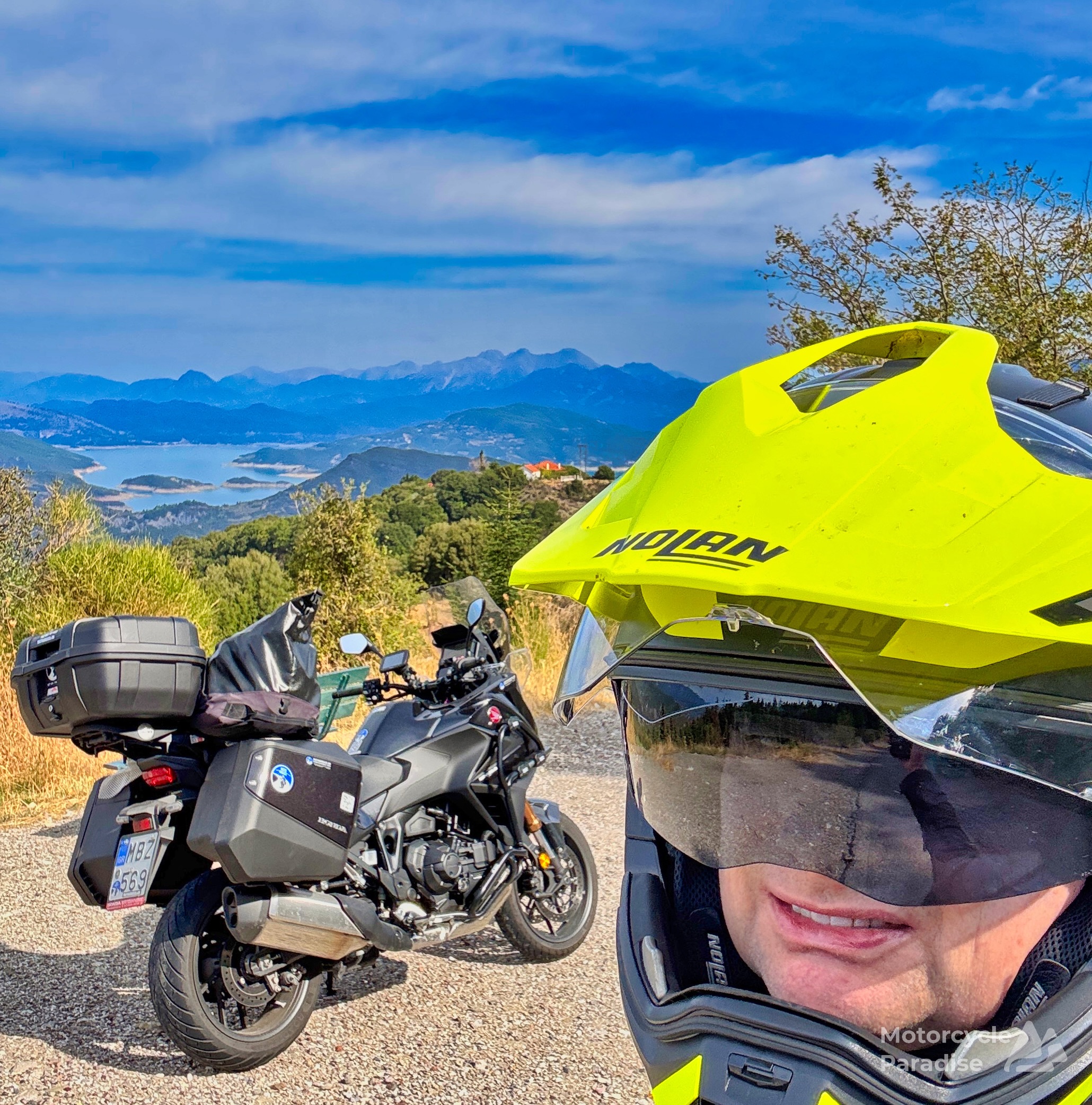 The riding in Greece is phenomenal. Endless mountains, zero cars. Forget the alps, come here. #motorcycletouring #motorcycletravel #motorcycleadventure #motorcyclephotography #motorcyclegreece