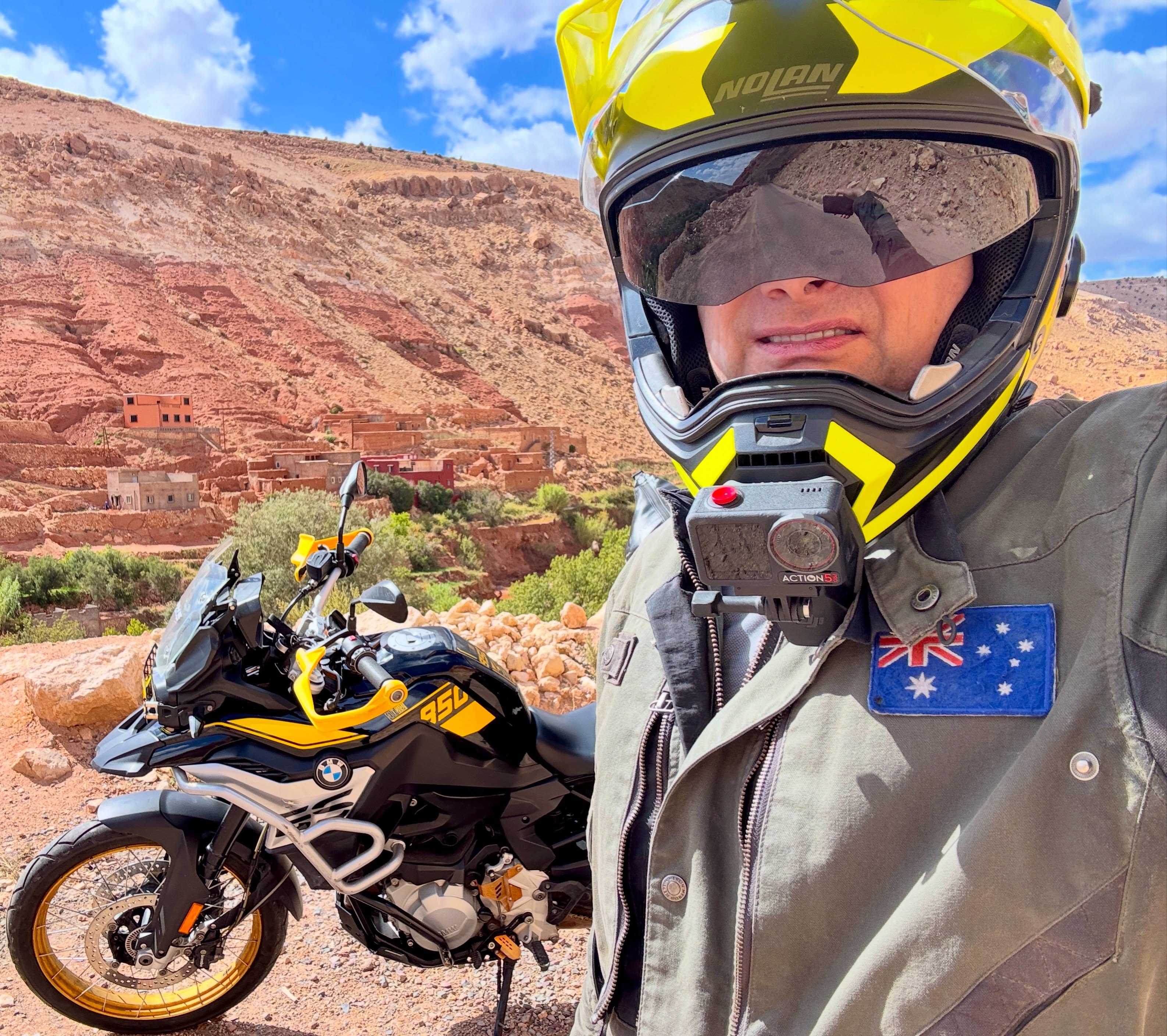 First day riding this 850GS in Morocco 🇲🇦 #motorcycletouring #motorcycleadventure #motorcycletravel #moroccomotorcycleadventure #bmw850gsadventure