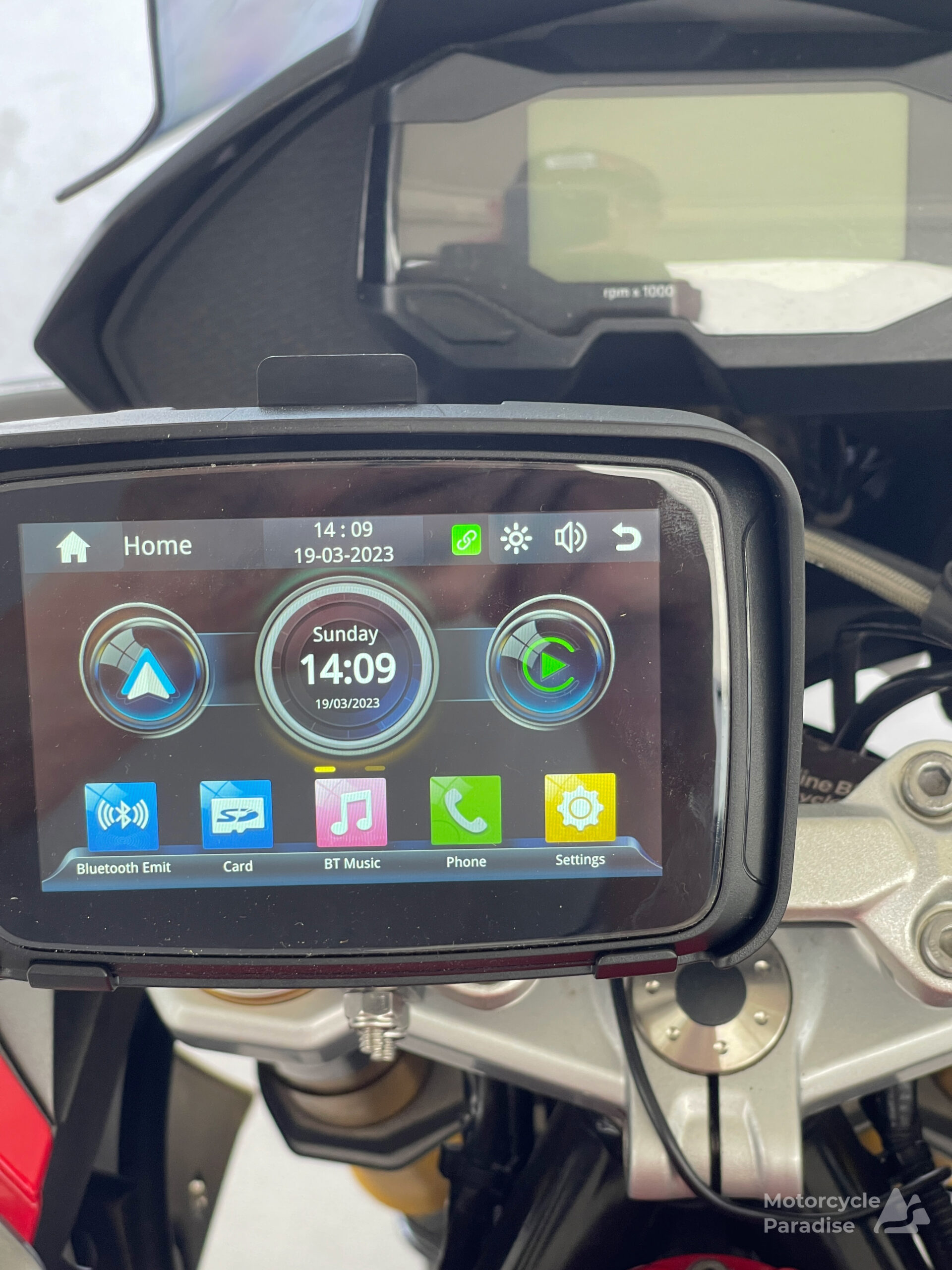 Nouveau Moto-Moto GPS Sans Fil Carplay Écran Android Auto Interface