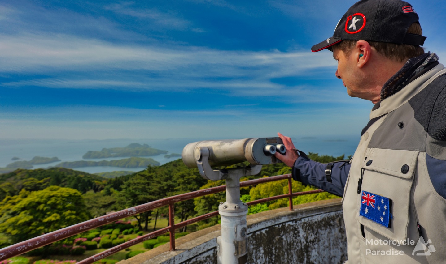 A day without rain on this tour! Hiyamizudake Observation Deck. #motorcycletouring #motorcycletravel #motorcycleadventure